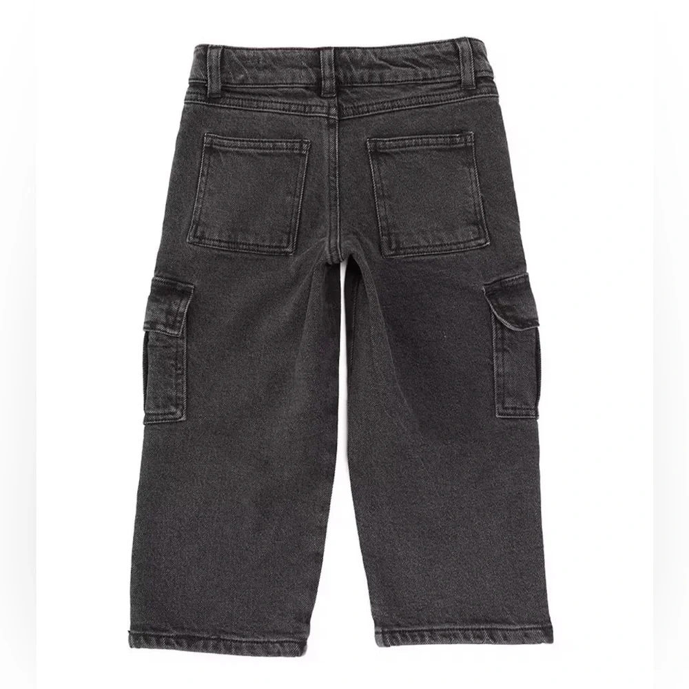 GB Little Girls Wide Leg Cargo Jeans- BRAND NEW